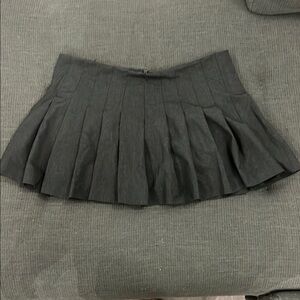 Zara Black Skater Mini Skirt
